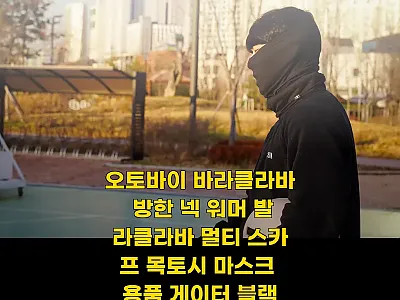 오토바이 바라클라바 방한 넥 워머 멀 관련 이미지