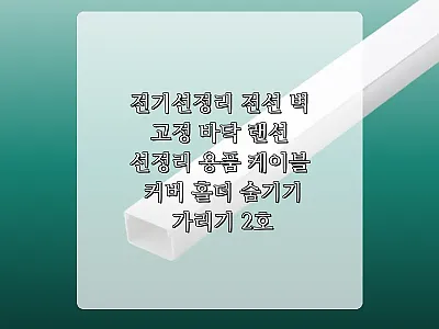 전기선정리 전선 벽 고정 바닥 랜선  관련 이미지 1